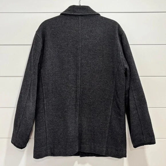 Vintage Roots men's wool blend button up jacket with quilted lining size small - Picture 2 of 16